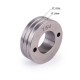 купить Ролик (AL) INVERMIG 358/508, SAGGIO MIG 500 D/P д.1,2-1,6 (18.85/37.05) (пр-во FoxWeld/КНР)