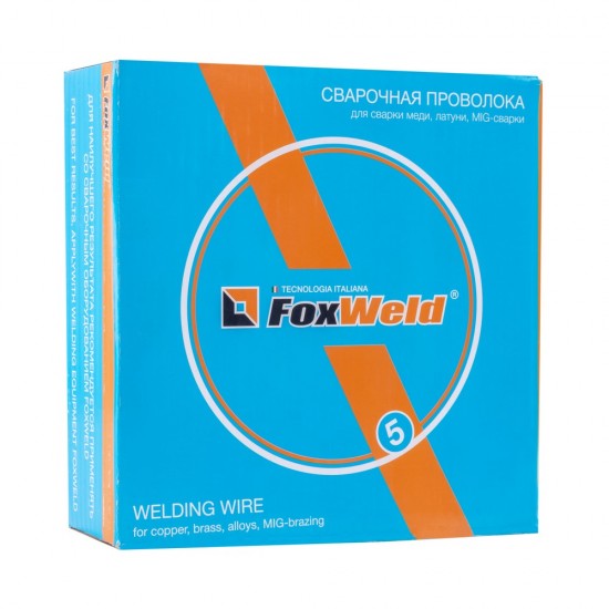 купить FoxWeld Проволока медная CuSi3 д.1.0мм, 5кг D200 (пр-во FoxWeld/КНР)