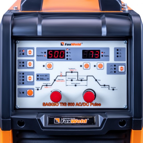 купить Аппарат аргонодуговой сварки SAGGIO TIG 500 AC/DC Pulse
