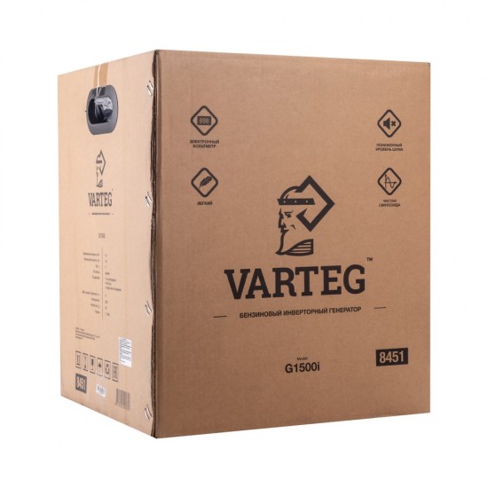 купить Бензиновый инверторный генератор VARTEG G1500i