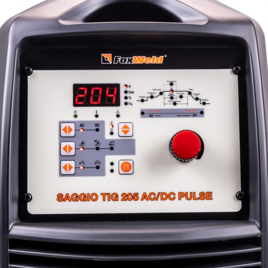 купить Аппарат аргонодуговой сварки SAGGIO TIG 205 AC/DC Pulse