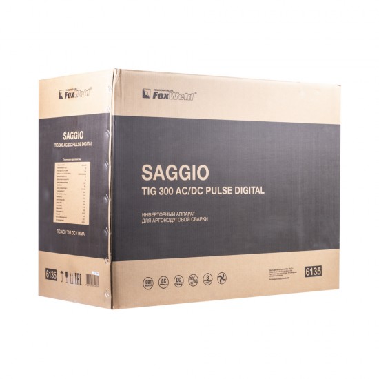 купить Аппарат аргонодуговой сварки SAGGIO TIG 300 AC/DC Pulse Digital