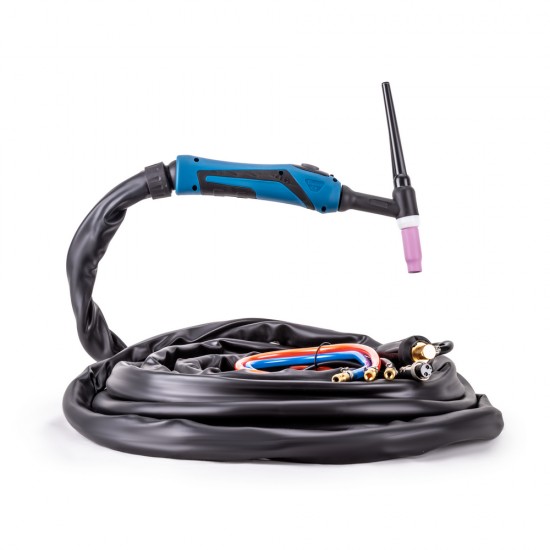 купить Varteg Горелка TIG-18 8м (разъем 35мм2, с кнопкой, ж/охл.) (пр-во FoxWeld/КНР)
