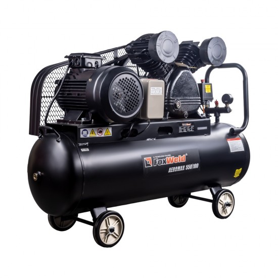 купить Компрессор масляный ременной AEROMAX 550/100