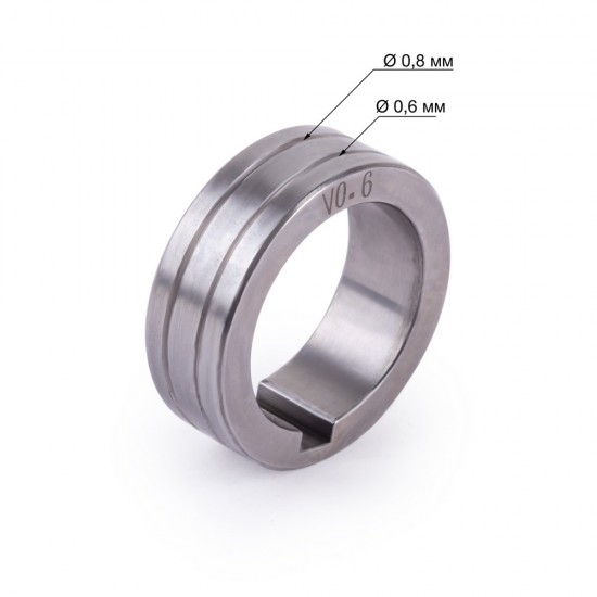 купить Ролик INVERMIG 185old/203/250+COMPACT+PWE д.0,6-0,8 (21.95/30.05) (пр-во FoxWeld/КНР)