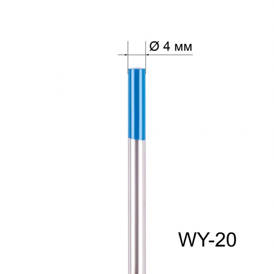 купить Вольфрамовый электрод WY-20 4,0мм / 175мм (1шт.) FoxWeld