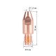 купить Наконечник FoxWeld  M8х30х1.2 (140.0442/MD0005-12, пр-во FoxWeld/КНР)