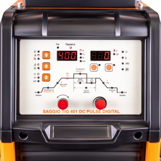 купить Аппарат аргонодуговой сварки SAGGIO TIG 401 DC Pulse Digital