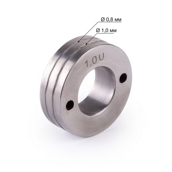 купить Ролик (AL) INVERMIG 358/508, SAGGIO MIG 500 D/P д.0,8-1,0 (18.85/37.05) (пр-во FoxWeld/КНР)