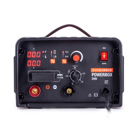 купить Инверторное пуско-зарядное устройство KVAZARRUS PowerBox 240i, таймер, алюминиевый кейс