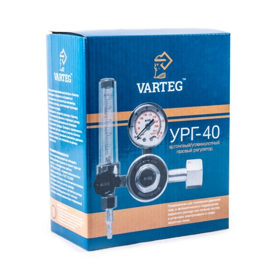 купить Регулятор расхода газа VARTEG УРГ-40 (аргоновый/углекислотный)