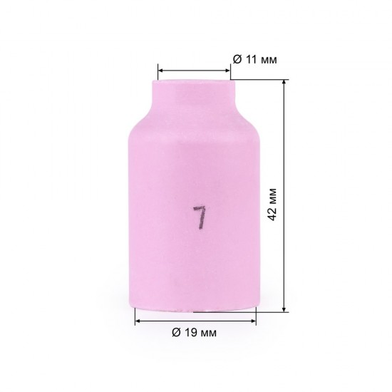 купить Varteg Сопло керам. 11,0мм №7 газ.линза (701.0423/ТС0034, 42мм, пр-во FoxWeld/КНР)