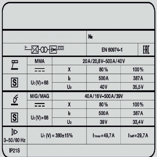 купить Сварочный полуавтомат VARTEG 501 DUO