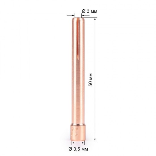 купить FoxWeld Цанга 3,0мм х 50мм TIG17/18/26 (702.0241, пр-во FoxWeld/КНР)