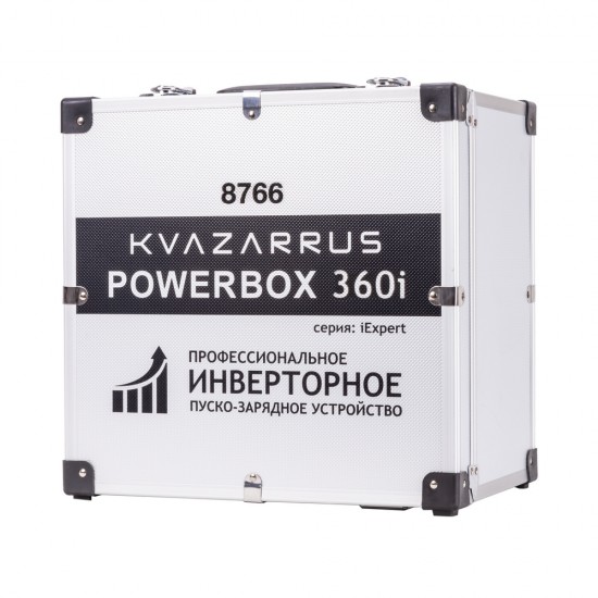 купить Инверторное пуско-зарядное устройство KVAZARRUS PowerBox 360i, таймер, алюминиевый кейс