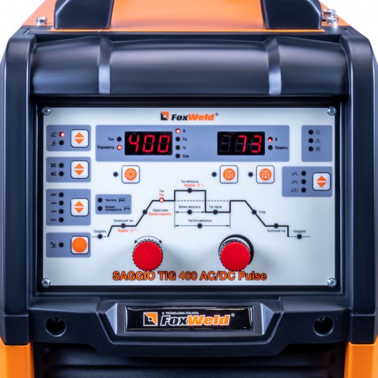 купить Аппарат аргонодуговой сварки SAGGIO TIG 400 AC/DC Pulse