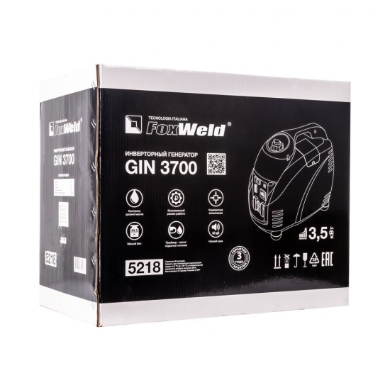 купить Инверторный генератор Foxweld GIN 3700 (пр-во FoxWeld/КНР)