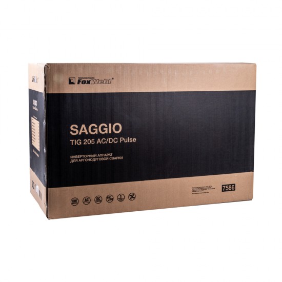 купить Аппарат аргонодуговой сварки SAGGIO TIG 205 AC/DC Pulse