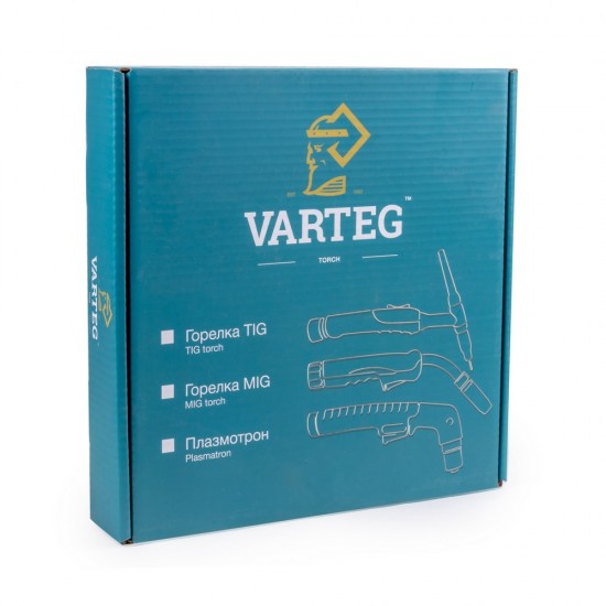 купить Varteg Горелка TIG-26 4м (разъем 35мм2, с кнопкой, пр-во FoxWeld/КНР)