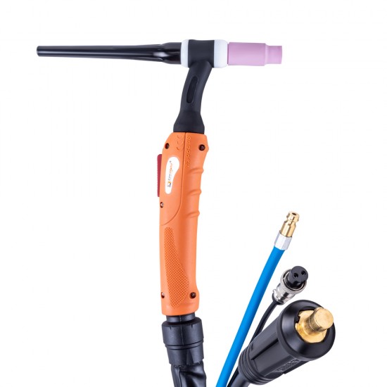 купить FoxWeld Горелка UnoTIG-26 4м (разъем 35мм2, с кнопкой, пр-во FoxWeld/КНР)