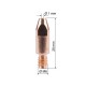 купить Наконечник FoxWeld M6х28х1.0 (AL) (141.0006/MD0009-60, пр-во FoxWeld/КНР)