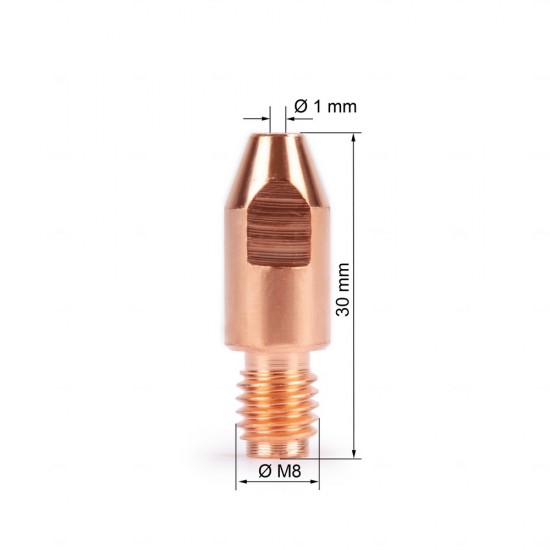 купить Наконечник FoxWeld M8х30х1.0 (140.0313/MD0005-10, пр-во FoxWeld/КНР)