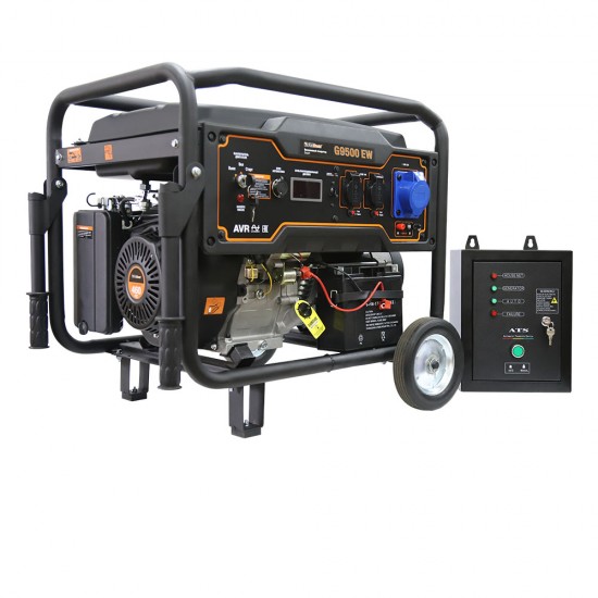 купить Бензиновый генератор FoxWeld Expert G9500 EW в компл. с блоком автоматики