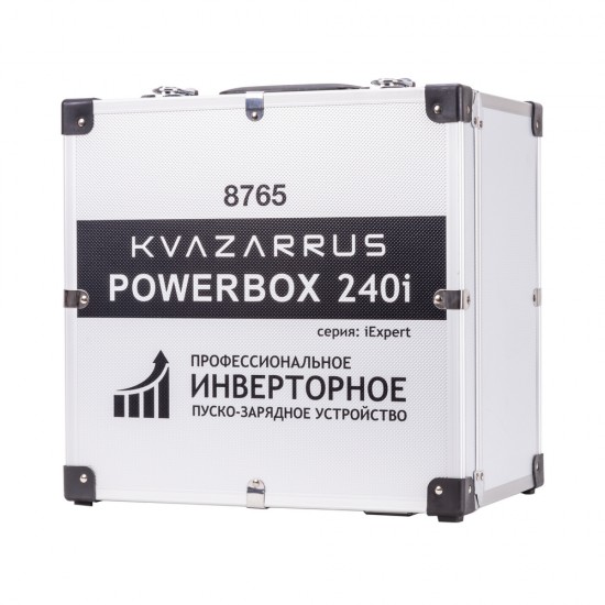купить Инверторное пуско-зарядное устройство KVAZARRUS PowerBox 240i, таймер, алюминиевый кейс