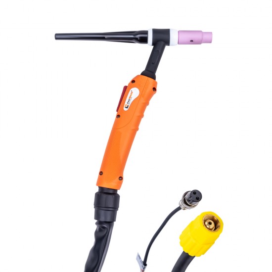 купить FoxWeld Горелка UnoTIG-26 4м (разъем М16, с кнопкой, пр-во FoxWeld/КНР)