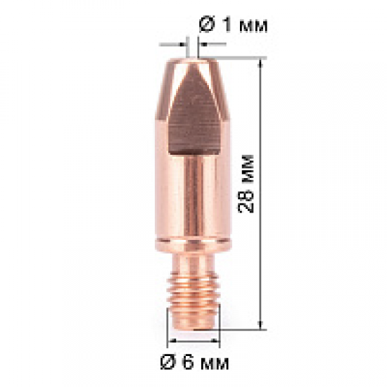 купить Наконечник M6х28х1.0 (140.0242/MD0009-10)