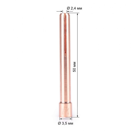 купить FoxWeld Цанга 2,4мм х 50мм TIG17/18/26 (702.0009/TD0001-24, пр-во FoxWeld/КНР)