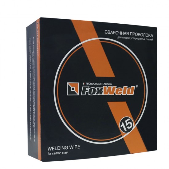 купить Foxweld Проволока сварочная омедненная ER 70S-6 (Св08Г2С) д.0.8мм, 15кг D300 (пр-во FoxWeld/КНР)