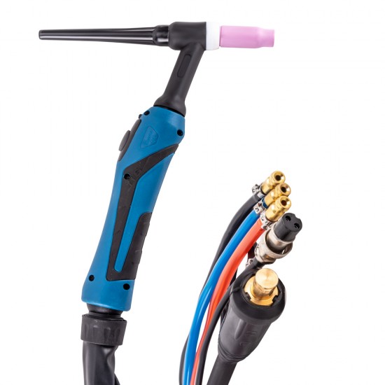 купить Varteg Горелка TIG-18 8м (разъем 35мм2, с кнопкой, ж/охл.) (пр-во FoxWeld/КНР)