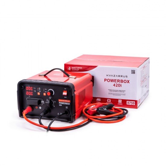 купить Инверторное пуско-зарядное устройство KVAZARRUS PowerBox 420i, таймер, цветная коробка
