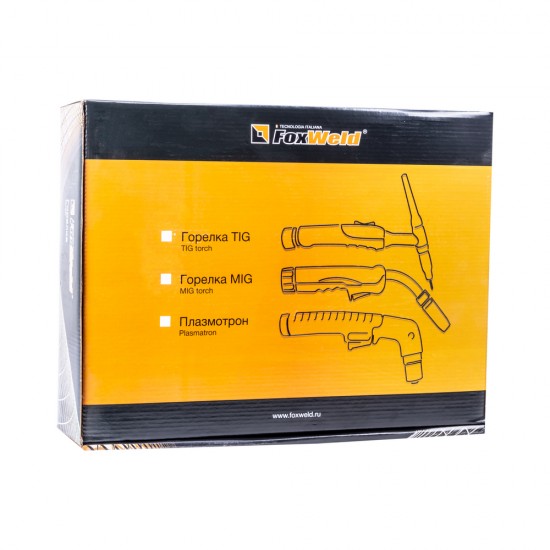 купить FoxWeld Горелка UnoTIG-26 8м (разъем М16, с кнопкой, пр-во FoxWeld/КНР)