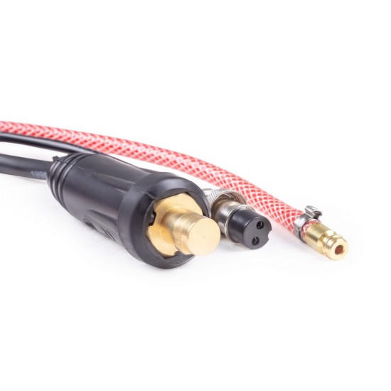 купить Varteg Горелка TIG-26 4м (разъем 35мм2, с кнопкой, пр-во FoxWeld/КНР)