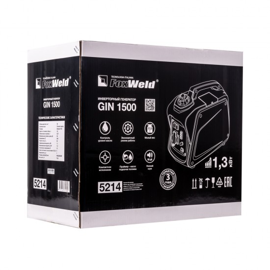 купить Инверторный генератор Foxweld GIN 1500 (пр-во FoxWeld/КНР)