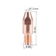 купить Наконечник FoxWeld M8х30х1.2 (AL) (141.0015/MD0005-62, пр-во FoxWeld/КНР)