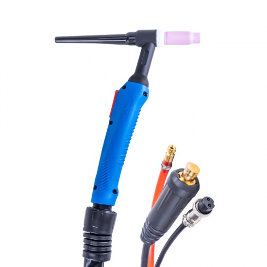купить Varteg Горелка TIG-26 8м (разъем 35мм2, с кнопкой, пр-во FoxWeld/КНР)