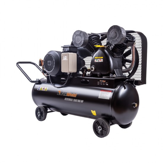 купить Компрессор масляный ременной AEROMAX 550/100 HP