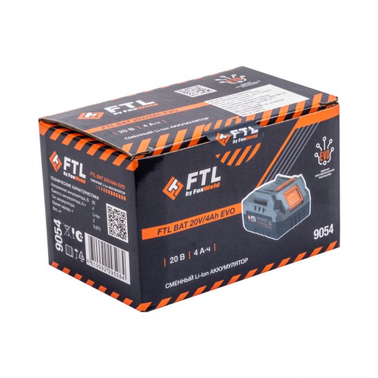 купить Сменный Li-Ion АКБ FTL BAT 20V/4Ah EVO