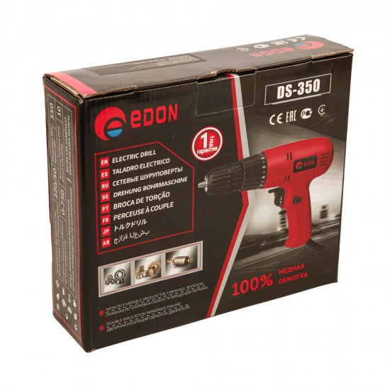 купить Дрель-шуруповерт Edon DS-350