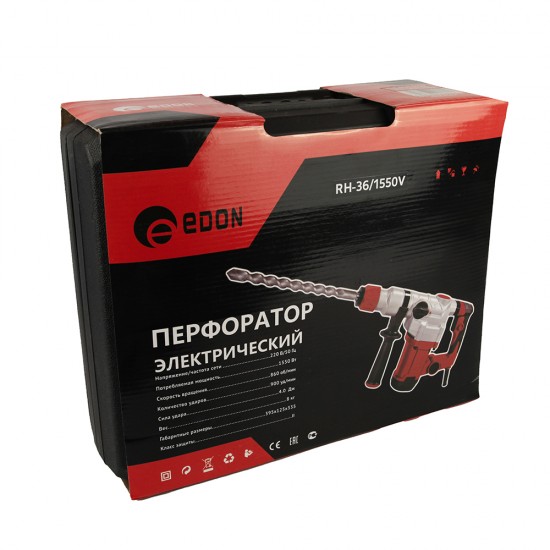 купить Перфоратор Edon RH-36/1550V