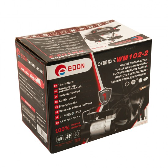 купить Компрессор автомобильный Edon WM102-2
