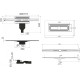 Душевой лоток Berges Wasserhaus Simpel 090113 100 Матовый хром