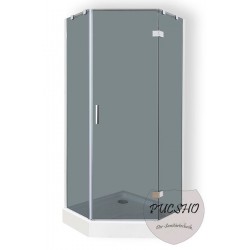 Душевой уголок Pucsho Trapez Grey 331 И0000096 90x90 с поддоном Ap 390