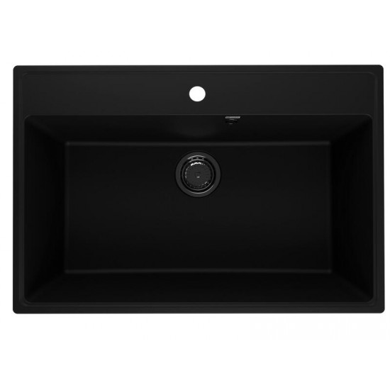 Кухонная мойка Ulgran Quartz Forte 760-07 уголь