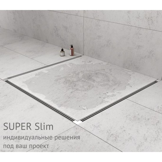 Душевой лоток Berges Super Slim 091077 40см хром глянец