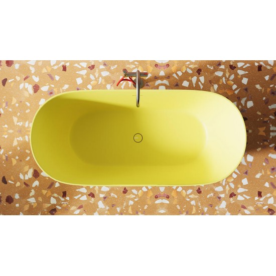 Ванна из искусственного камня Salini Mona S-Sense 102911GRF 180x80см RAL полностью