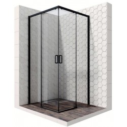 Душевой уголок Ambassador Queen 11011203Black 90x90см чёрный/прозрачное
